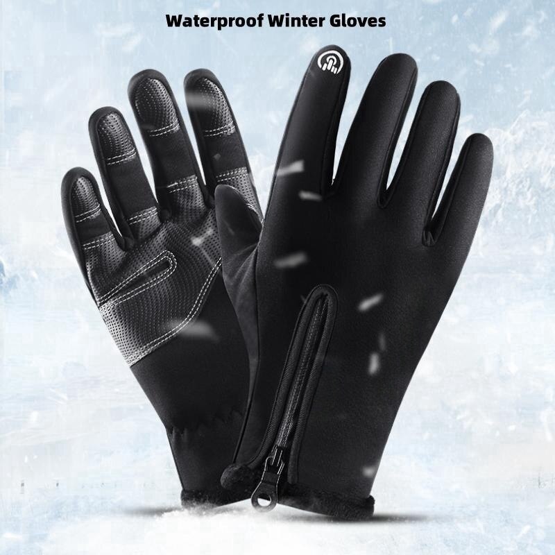 Leather Driving Glove - Winter Warm Gloves Men Women Touch
