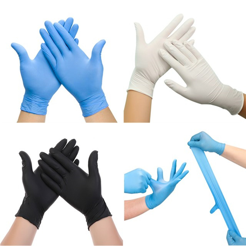 Latex Disposable Glove - 50/100PCS Disposable Nitrile Gloves Latex Free