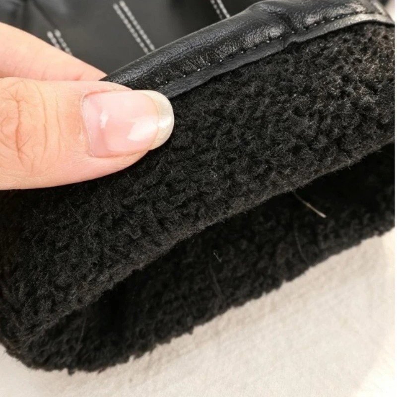 1/2Pairs Winter Faux Leather G - огляд і ціна Leather Driving Glove