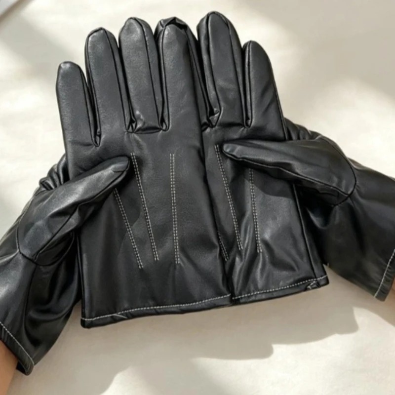 1/2Pairs Winter Faux Leather G - огляд і ціна Leather Driving Glove