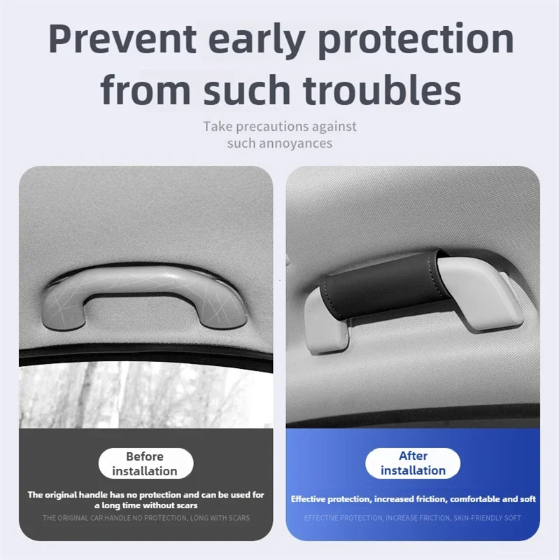 Soft Leather Car Roof Armrest  - огляд і ціна Leather Driving Glove