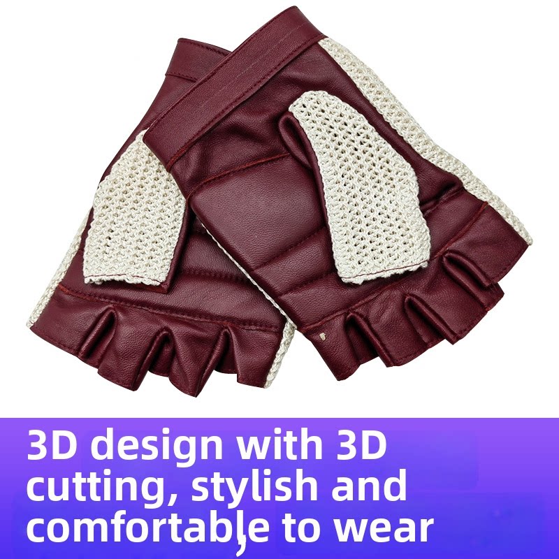 Genuine Sheepskin Half Finger  - огляд і ціна Leather Driving Glove